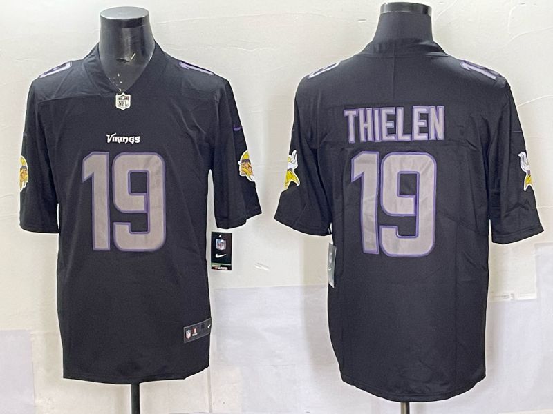 Men 2025 Minnesota Twins #19 Thielen black Nike Limited NFL Jersey style 031->minnesota twins->MLB Jersey
